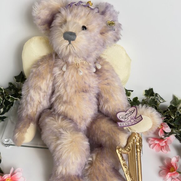 Annette Funicello "Hope" Angel Bear Collection – Limited Edition Lavender Mohair - Picture 3 of 12